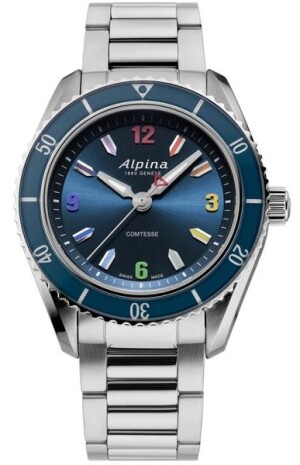 Product detail of Alpina Comtesse Sport Quartz Rainbow Limited Edition AL-235NRB3C6B