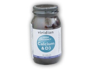 Product detail of Viridian High Potency Calcium,D3 90cps