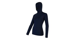 Product detail of Sensor tričko s kapucí Merino Df deep blue