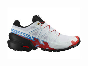 Product detail of Dámská běžecká obuv Salomon Speedcross 6 White/Black/Fiery Red  UK 7,5