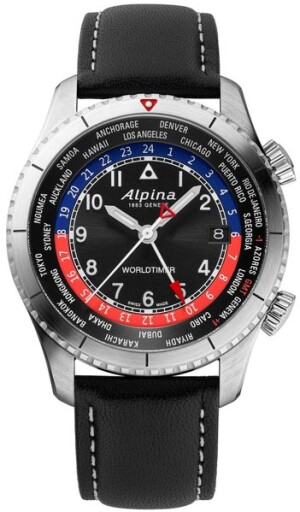 Product detail of Alpina Startimer Pilot Quartz Worldtimer AL-255BRB4S26