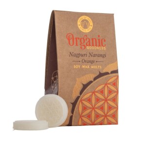 Product detail of Organický tající vosk v mincích Flower of Life, Nagpuri Narangi - Orange
