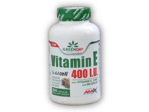 Product detail of Amix GreenDay Vitamin E Life+ 200 kapslí