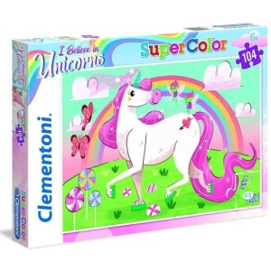 Product detail of Clementoni Puzzle Supercolor Jednorožec / 104 dílků