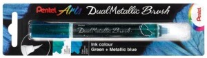 Product detail of Pentel Dual Metallic Brush štětečkový popisovač - zelený