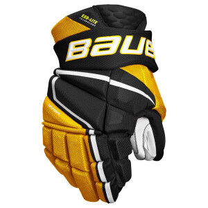Product detail of Hokejové rukavice Bauer Vapor Hyperlite - MTO Black/Gold Junior 11 palců