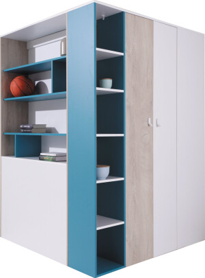 Product detail of Meblar Šatní skříň PLANET PL1 P/L Barva: Bílá