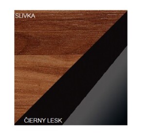 Product detail of ArtCross Skříňka SOLAR | SLR 03 Barva: Švestka Vallis / černý lesk