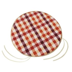 Product detail of Bellatex Sedák EMA kulatý hladký Kostka terra, 40 cm