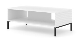 Product detail of ARTBm Konferenční stolek SURF Provedení: Bílá mat / černé nohy