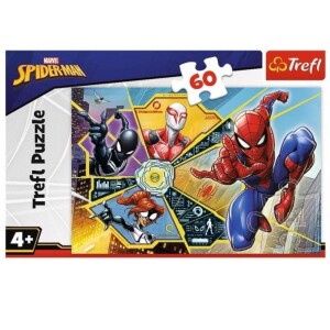 Product detail of Trefl Puzzle Spiderman - Na síti 60 dílků