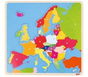 Product detail of Dřevěné puzzle Mapa Evropy 35 dílků