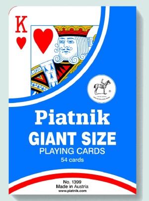 Product detail of Piatnik Bridž Extra velké karty (formát A5)