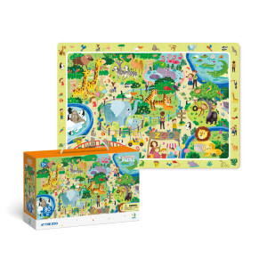 Product detail of Dodo Puzzle s hledáním obrázků - ZOO 80 dílků -  Stiga
