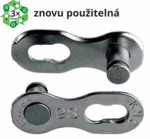Product detail of Kmc spojka řetězu 9 speed EPT, balení 2 ks, cena za balení