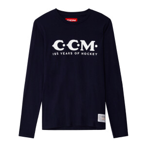 Product detail of Pánské tričko CCM 125 Anniversary LS Tee Navy M