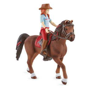 Product detail of Schleich 42539 Zrzka Hannah s pohyblivými klouby na koni, 15 cm