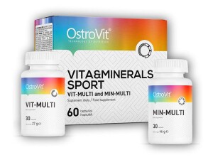 Product detail of Ostrovit Vita and minerals sport 2 x 30 kapslí