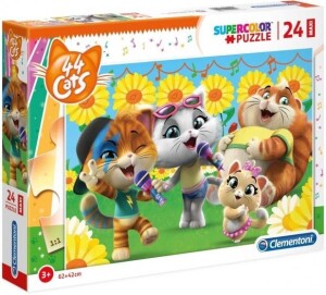 Product detail of Clementoni Puzzle Maxi - 44 Cats 24 dílků