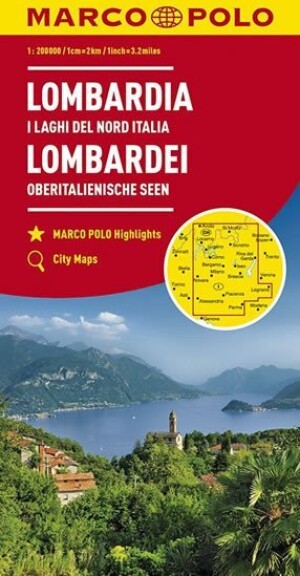 Product detail of Itálie č.2 - Lombardie mapa 1:200T