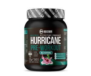 Product detail of MAXXWIN Hurricane Pre-Workout No Caffeine 540 g pomeranč