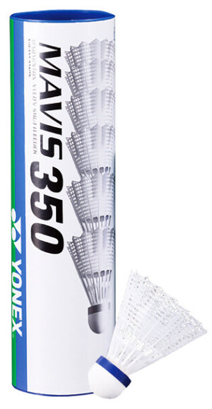 Product detail of Badmintonové míče Yonex  Mavis 350 White (6 Pack)  modrý proužek (do 11-21°C)