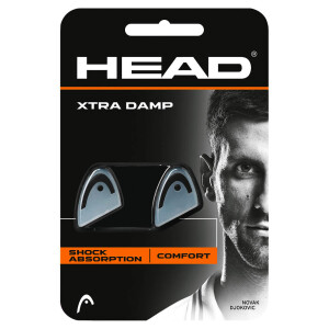 Product detail of Vibrastop Head  Xtra Damp Transparent Black (2 Pack)