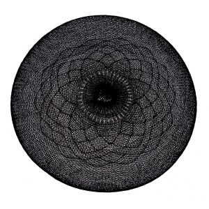 Product detail of Prostírání Mandala černá, 38 cm