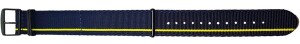 Product detail of Traser řemen textilní NATO tmavě modro-žlutý - 24 mm