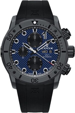 Product detail of EDOX CO-1 Carbon Chronograph Automatic 01125-CLNGN-BUNN