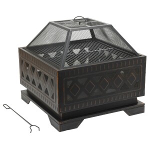 Product detail of Cattara 13009 Ohniště s poklopem Square, 63,5 x 63,5 x 62 cm