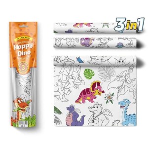 Product detail of PEXI Malovací ubrusy 3v1 - Šťastní Dinosauři (Happy Dino)
