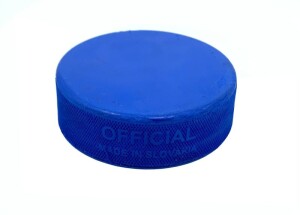 Product detail of InGlasCo Hokejový puk modrý JR odlehčený tréninkový