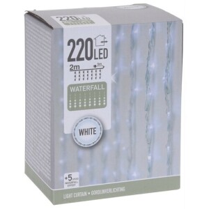 Product detail of Vánoční světelný závěs Padající déšť 2 x 1 m, 220 LED, studená bílá