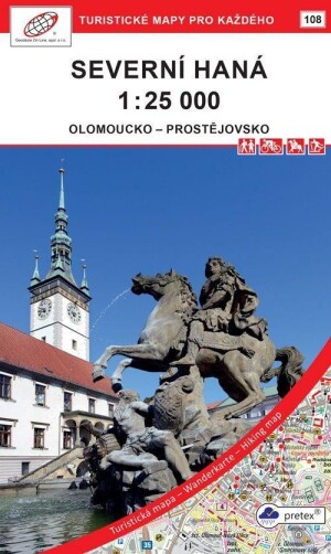 Product detail of Severní Haná 1 : 25 000 / 108 Turistické mapy pro každého