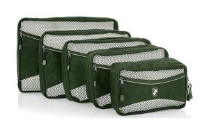 Product detail of Heys Eco Packing Cube 5pc Set II Green
