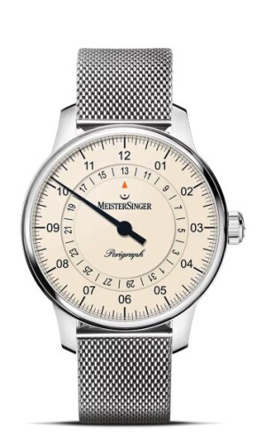 Product detail of MeisterSinger Perigraph 38mm BM1103 - Pletený ocelový náramek