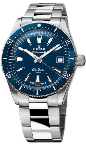 Product detail of Edox Skydiver 38 Date Automatic 80131-3BUM-BUIN
