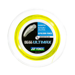 Product detail of Badmintonový výplet Yonex  BG 66 Ultimax Yellow (0.65 mm) -  200 m