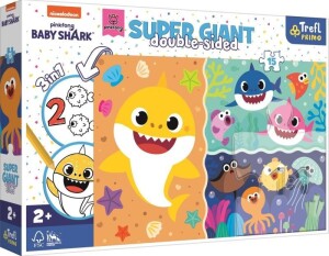 Product detail of Trefl Puzzle Super giant Baby Shark 15 dílků - oboustranné