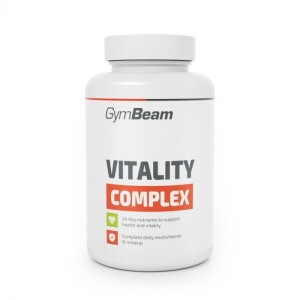 Product detail of GymBeam Multivitamín Vitality complex 120 tab. POUZE bez příchuti (VÝPRODEJ)