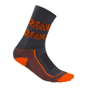 Product detail of Pánské ponožky Icebreaker Merino Hike+ Light Crew Natural Summit Graphite/Blaze/Black  S