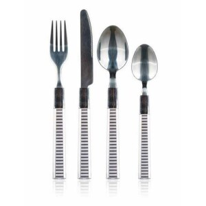 Product detail of Banquet Sada nerezových příborů s plastovou rukojetí LINES, 24 ks