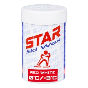 Product detail of Star Ski Wax Stick red white 45g