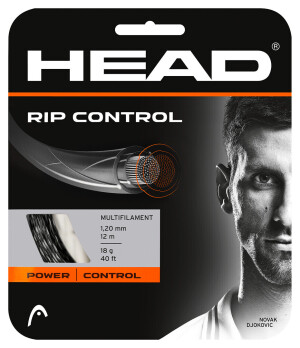 Product detail of Tenisový výplet Head  RIP Control Black 1.30 mm (12 m)