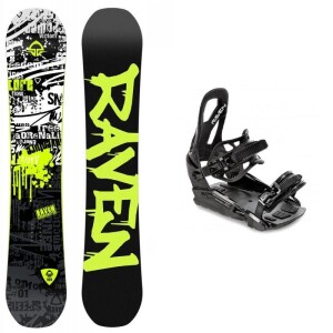 Product detail of Raven Core Black snowboard + Raven S230 Black vázání