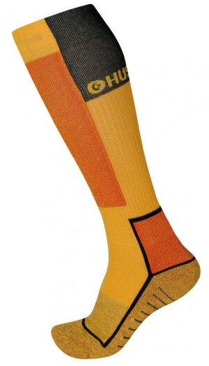Product detail of Husky Podkolenky Snow-ski žlutá/černá