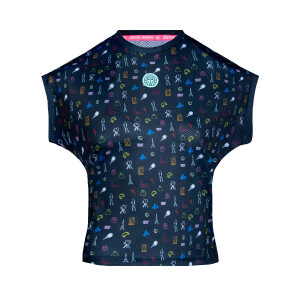 Product detail of BIDI BADU Majira Tech Tee Dark Blue