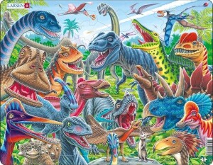 Product detail of Puzzle Šťasní dinosauři