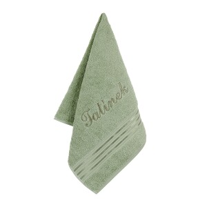 Product detail of Bellatex Froté ručník s výšivkou Tatínek zelená